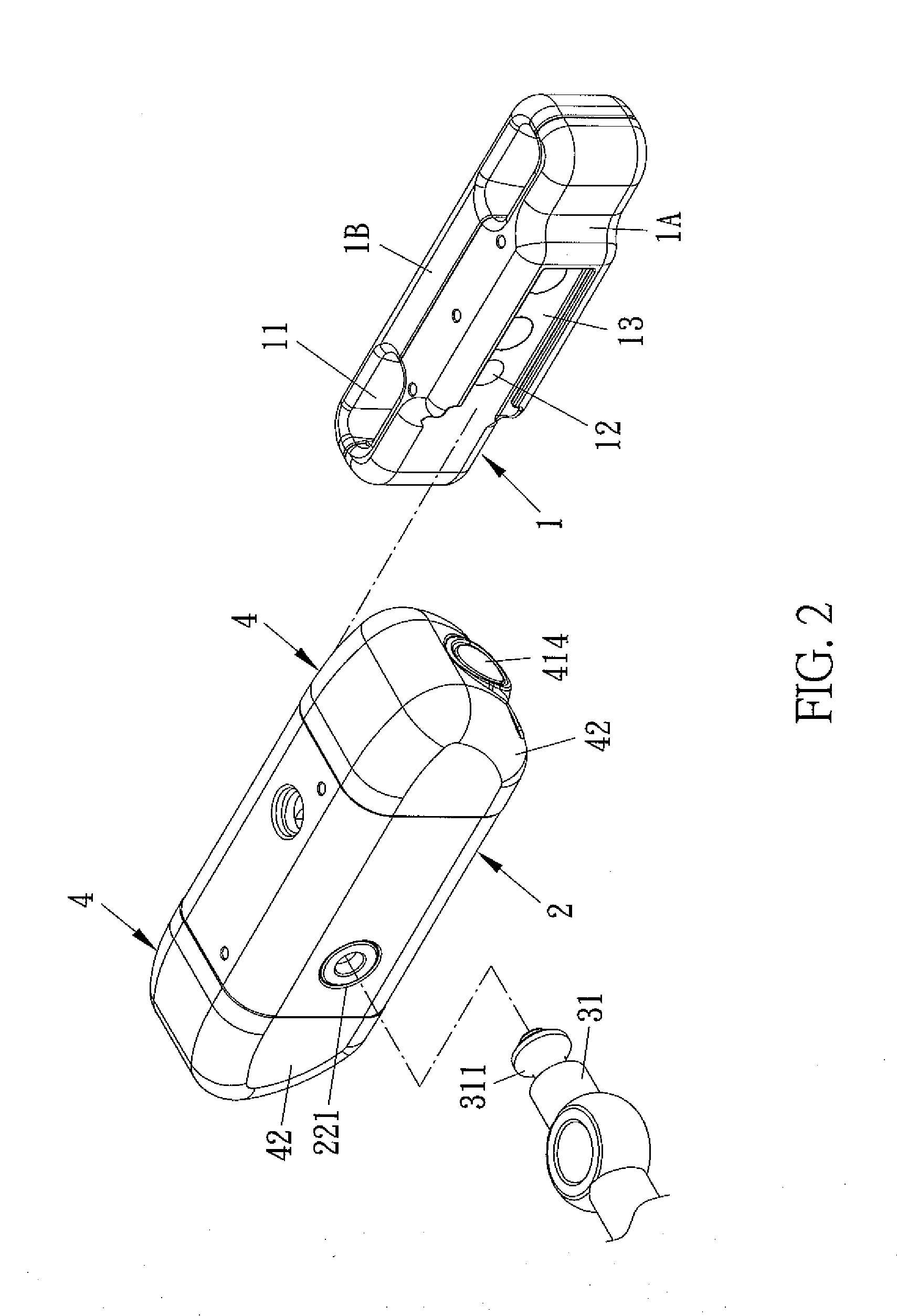 Locking Structure for a Bicycle