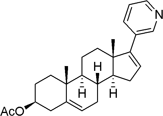 Abiraterone acetate trifluoroacetate, and preparation method and application thereof