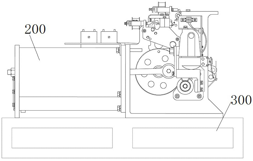 Turnover tool for transferring of spring operating mechanism