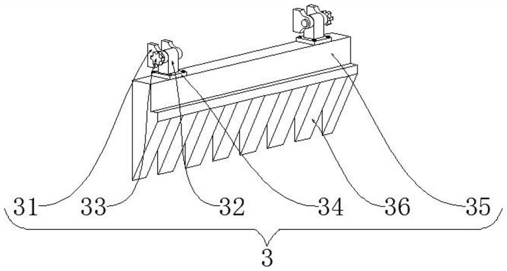 Forestry mechanical weeding device