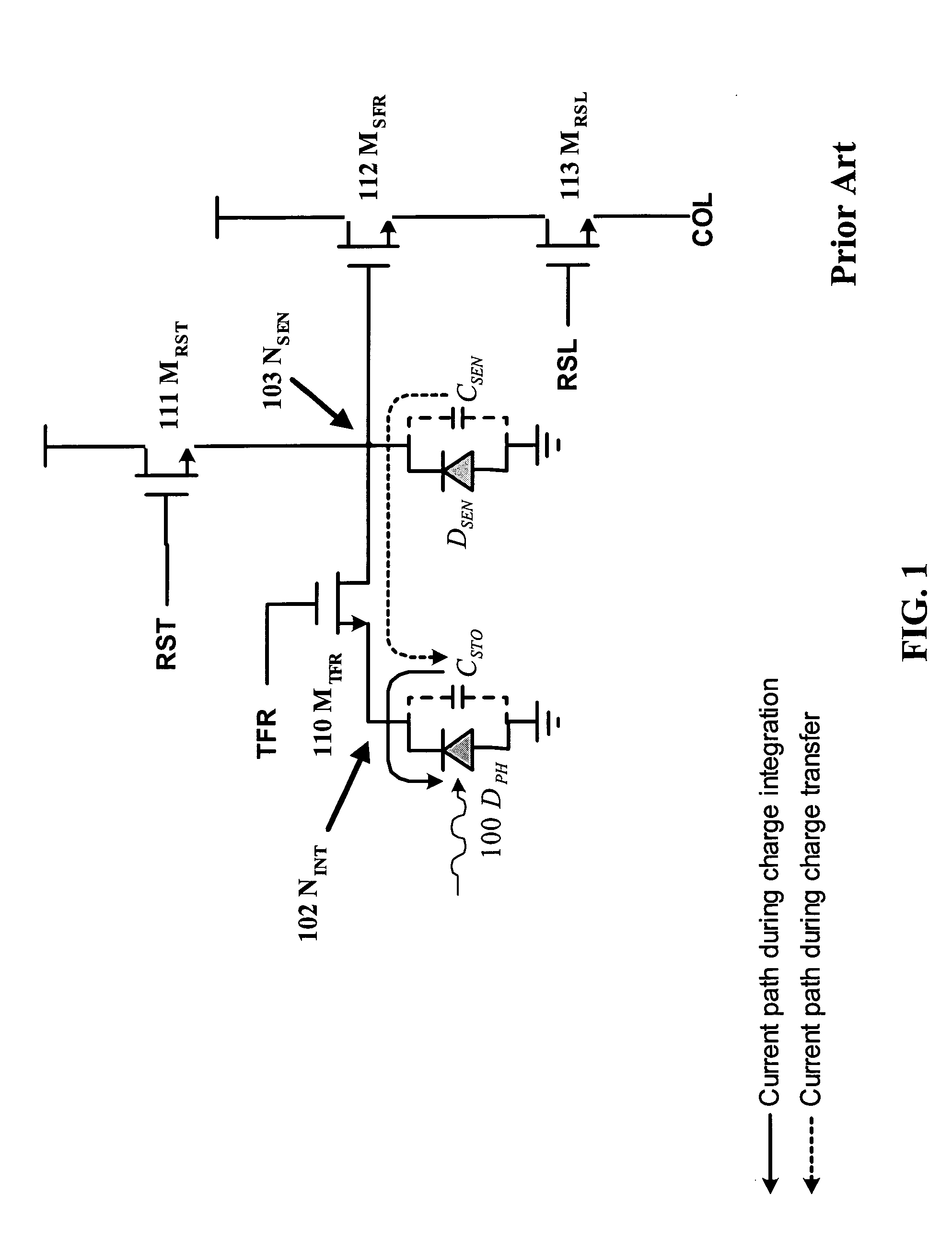 CMOS sensor with electrodes across photodetectors at approximately equal potential