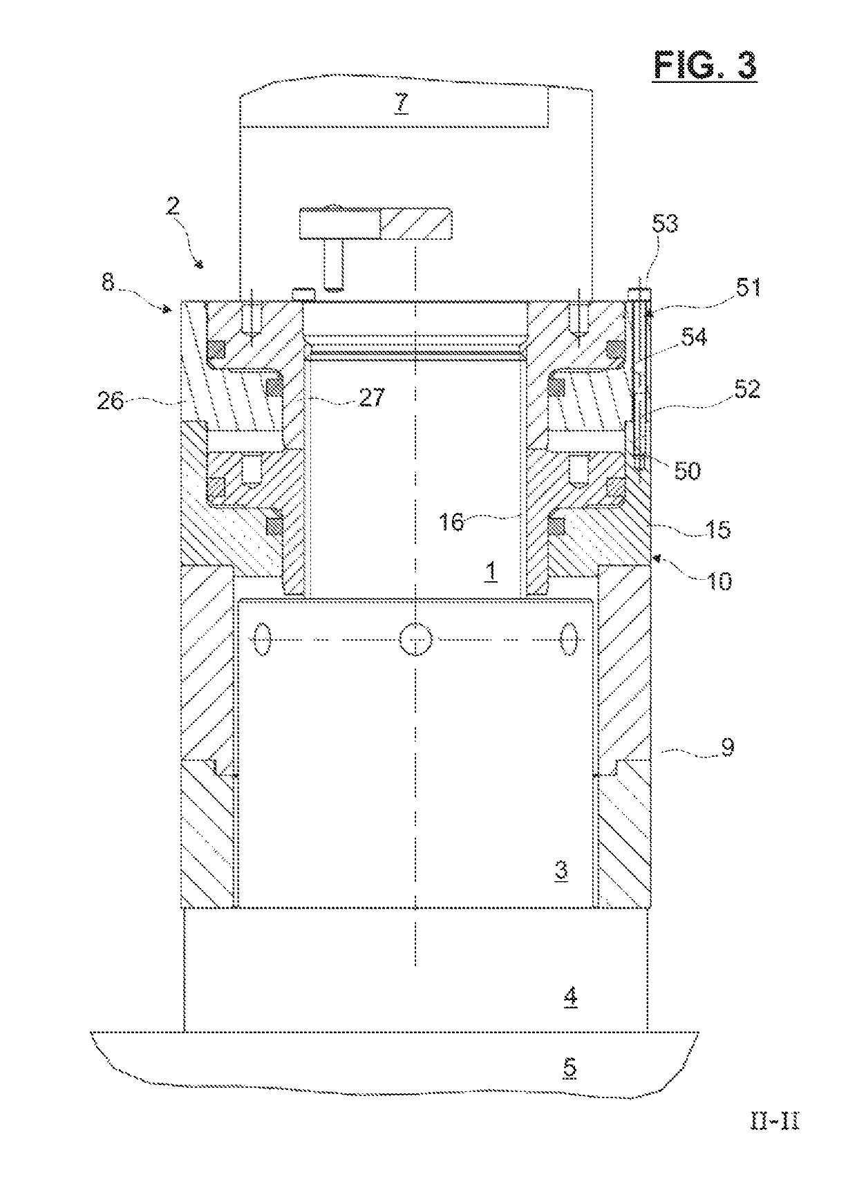 Rod tensioning device and assembly process of such a device on a rod