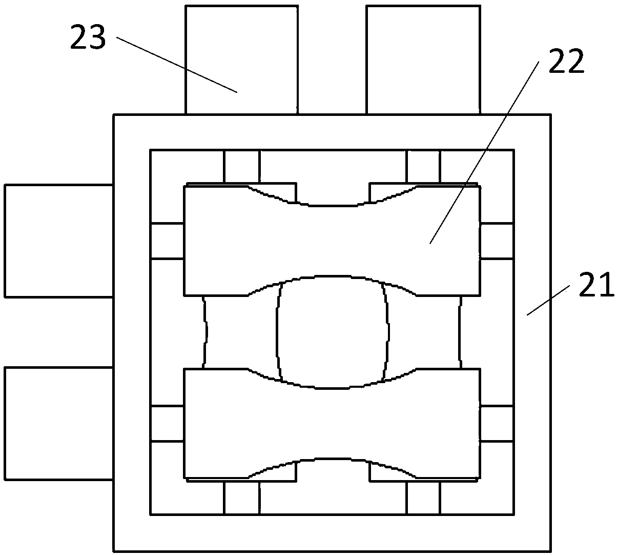 Pipe cutting device for self-positioning pipeline