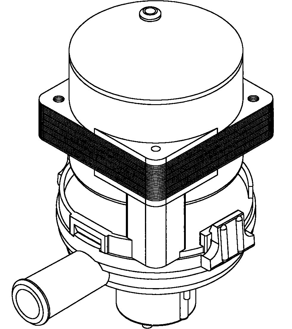 Brushless direct current motor for pump and manufacturing method thereof as well as pump equipped with same