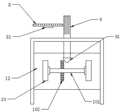 Conveying device for corrugated paper processing