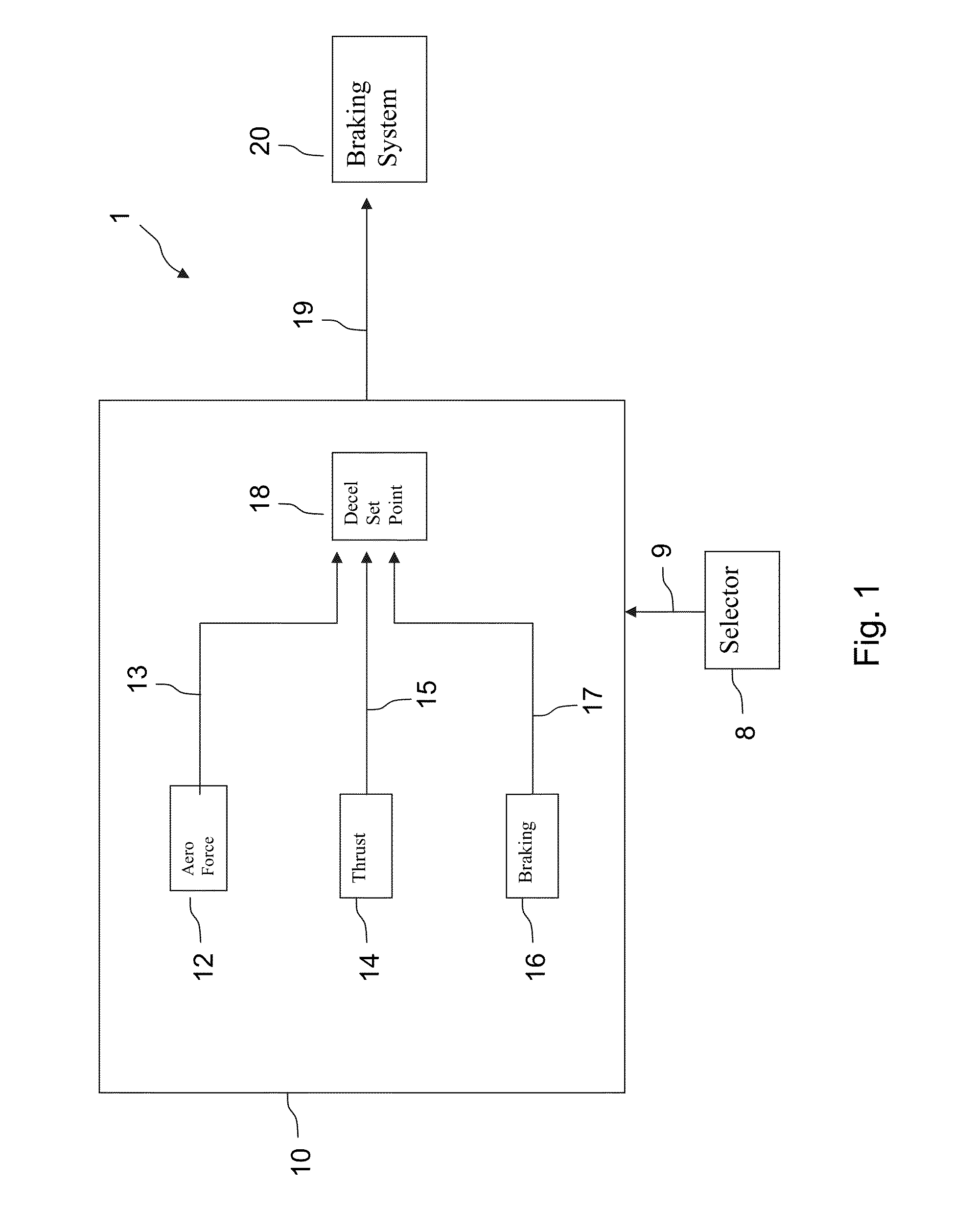 Method and system for controlling aircraft braking on a runway