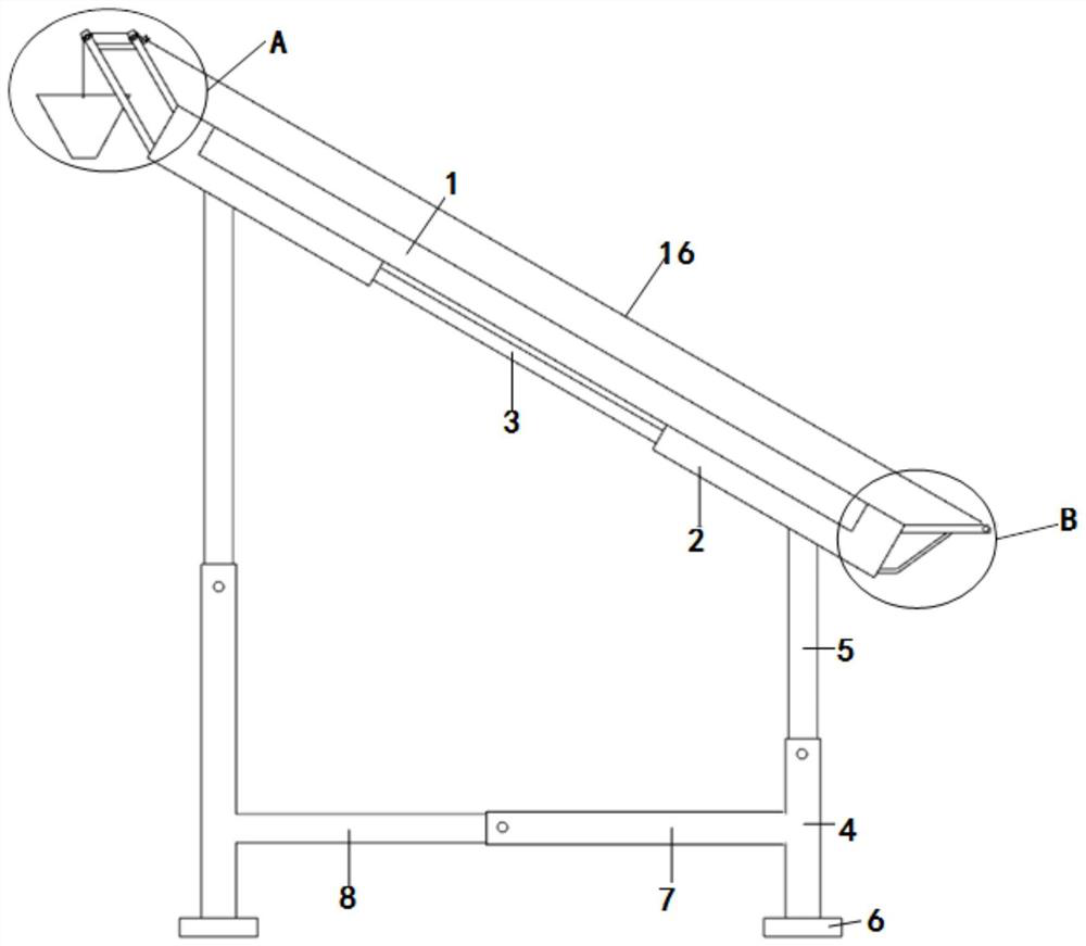 Detachable mounting structure for photovoltaic panel on building roof and use method