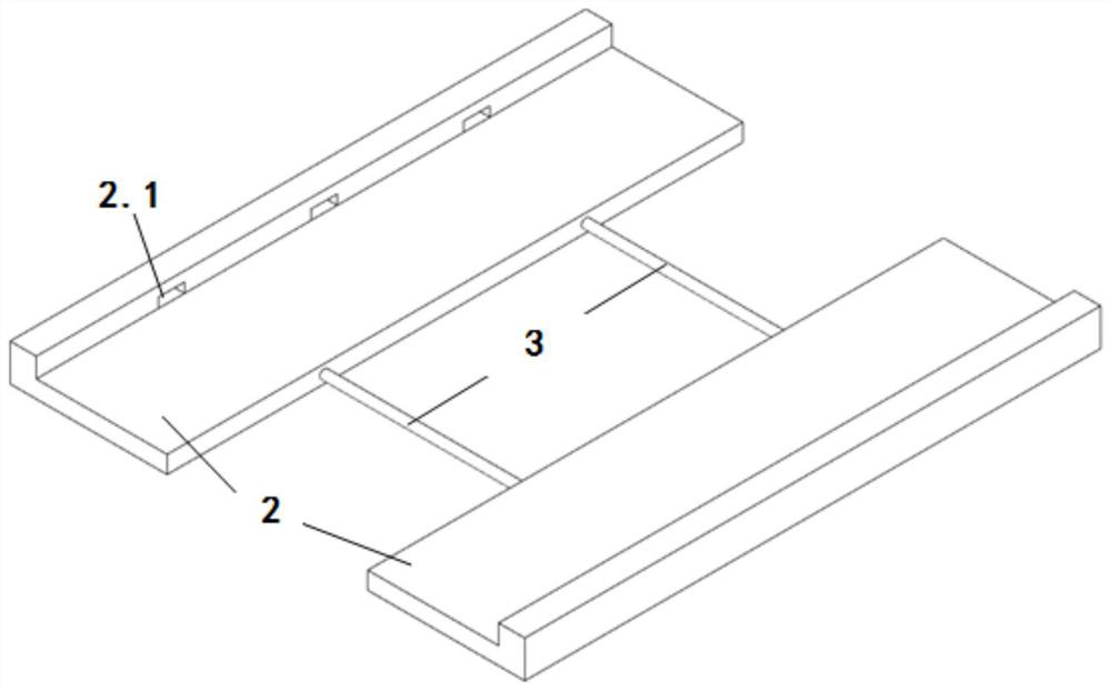 Detachable mounting structure for photovoltaic panel on building roof and use method