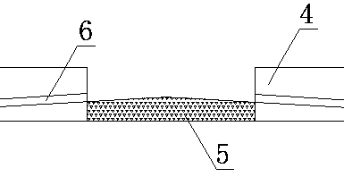 Stringer-type rail structure capable of drainage