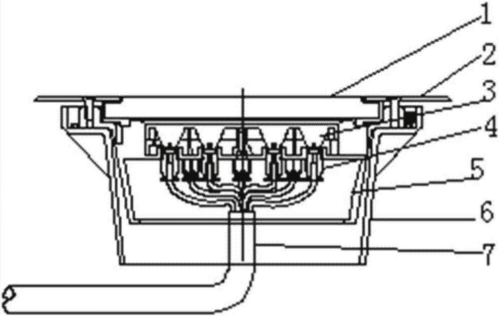 Optical fiber underground lamp