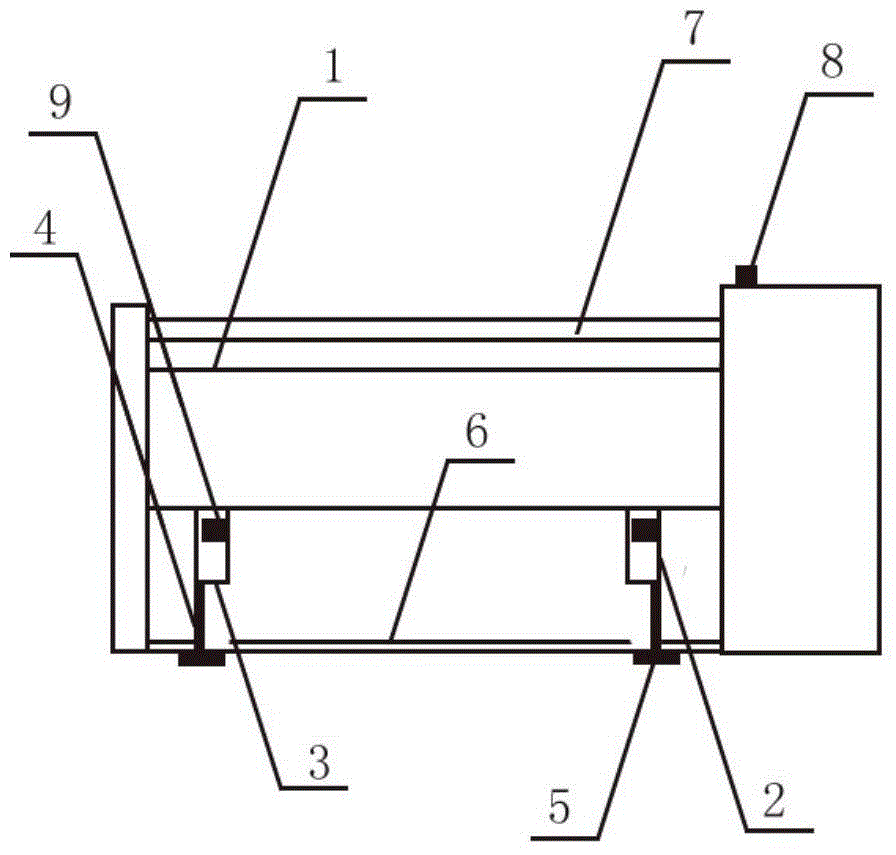 Plastic packaging machine positioning device