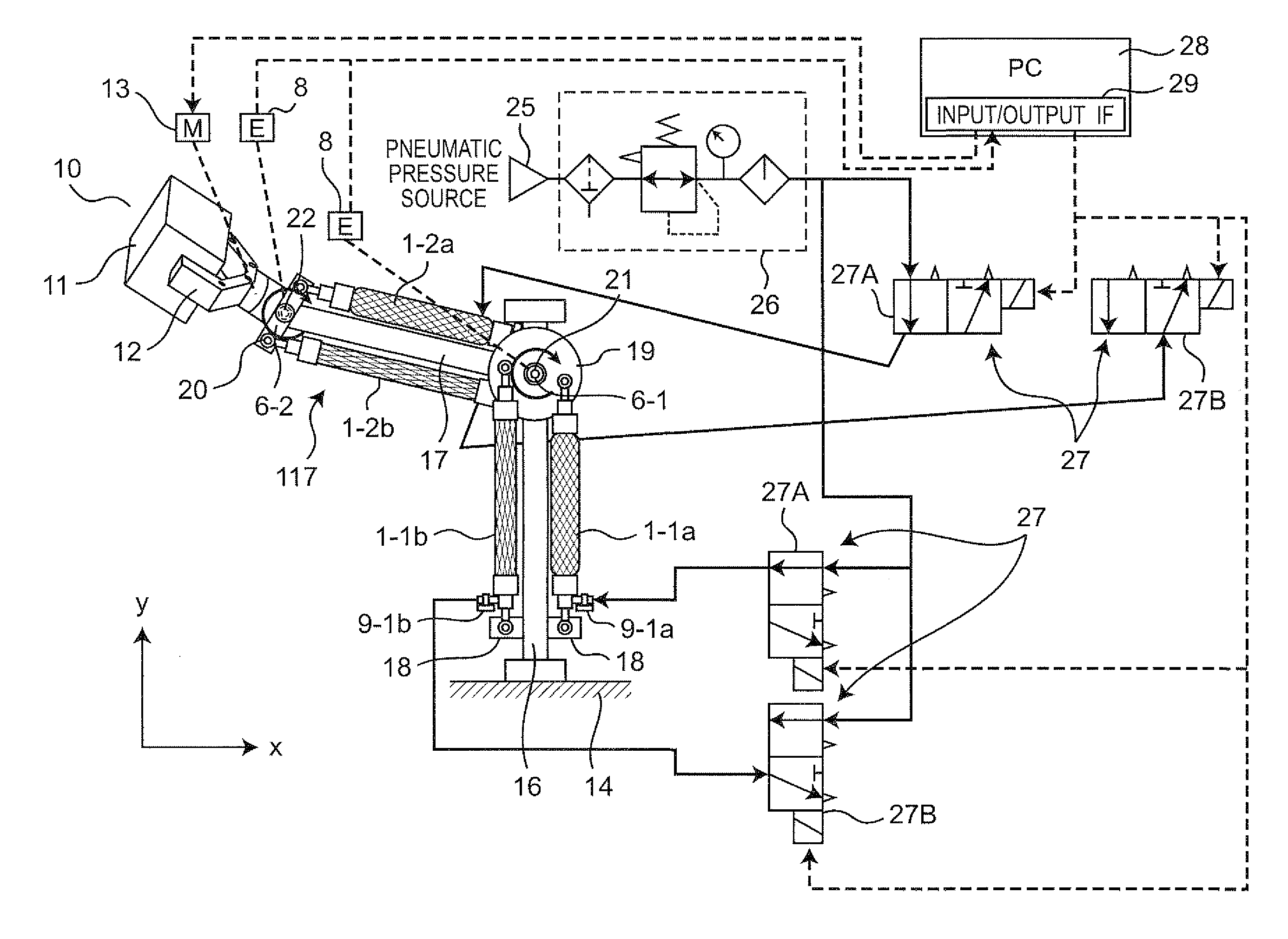 Control apparatus, control method, and control program for elastic actuator drive mechanism
