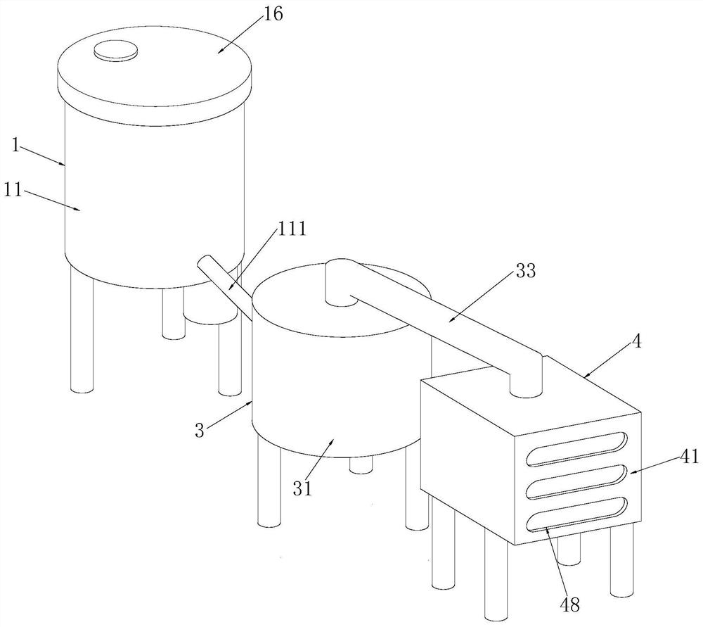 Plant extracting solution separation and purification device for extracting high-added-value products