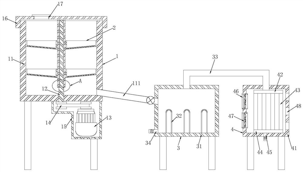 Plant extracting solution separation and purification device for extracting high-added-value products