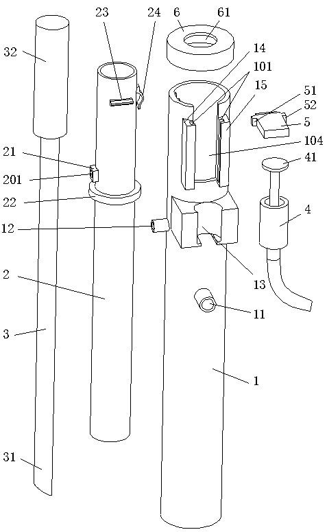 Medical puncture biopsy device