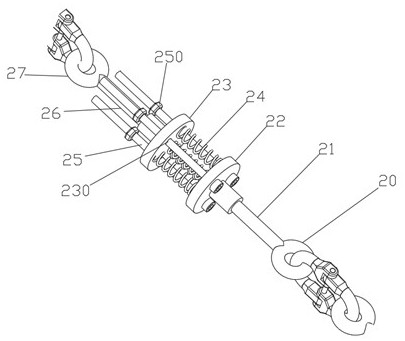 An aircraft mooring device and mooring method