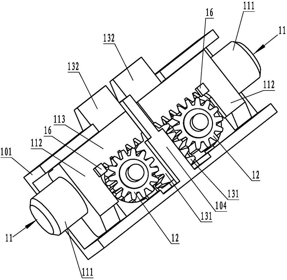 Double-buckle device and wearing product structure
