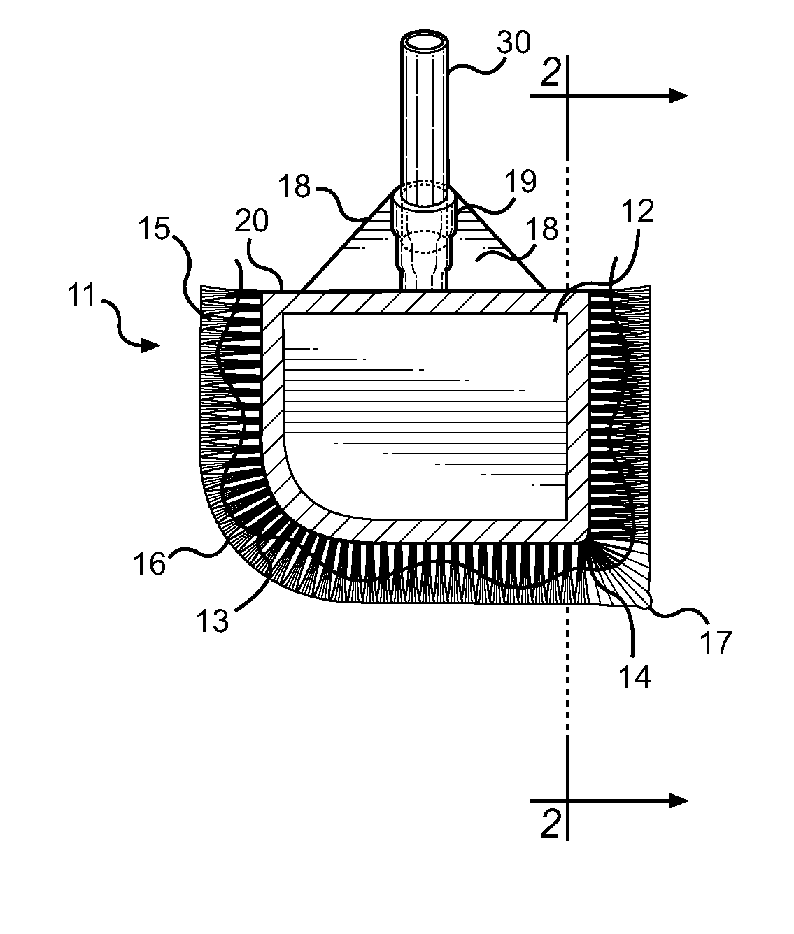 Multi-surface cleaning implement