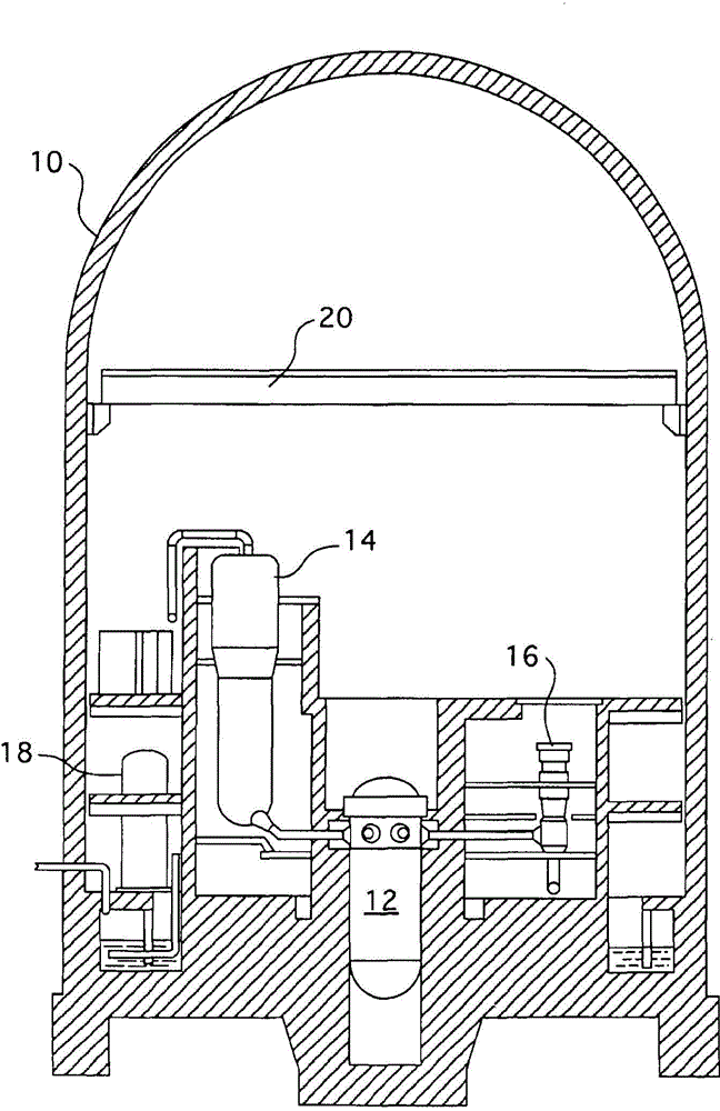 Filter for a nuclear reactor containment ventilation system