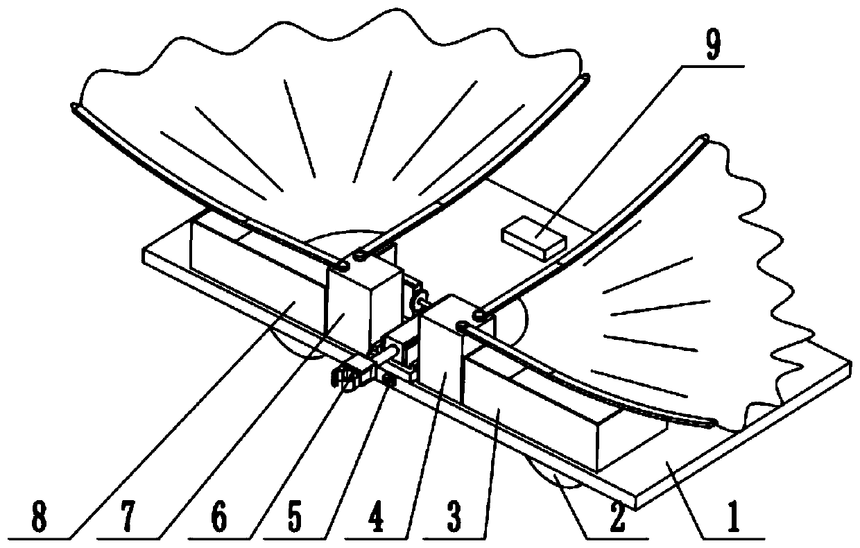 A device for picking cherries automatically