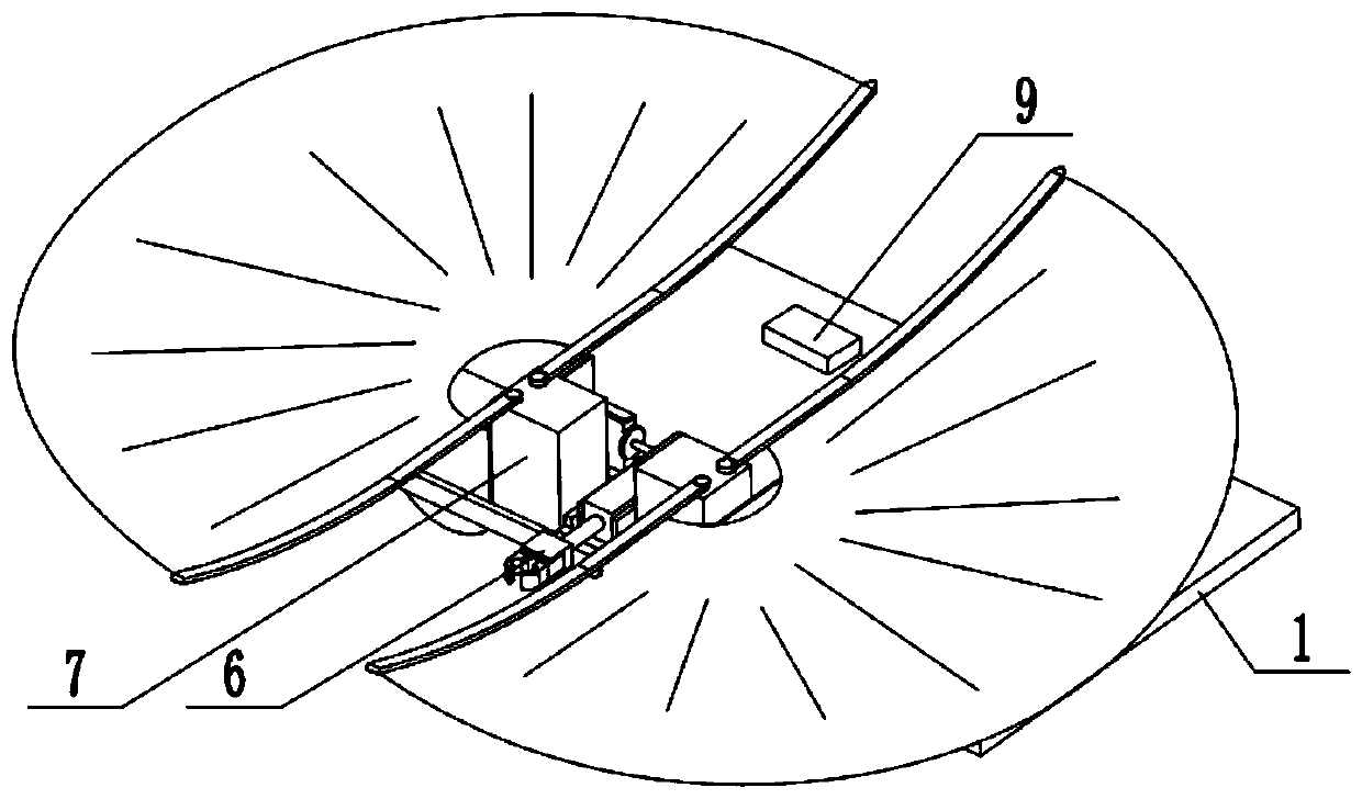 A device for picking cherries automatically