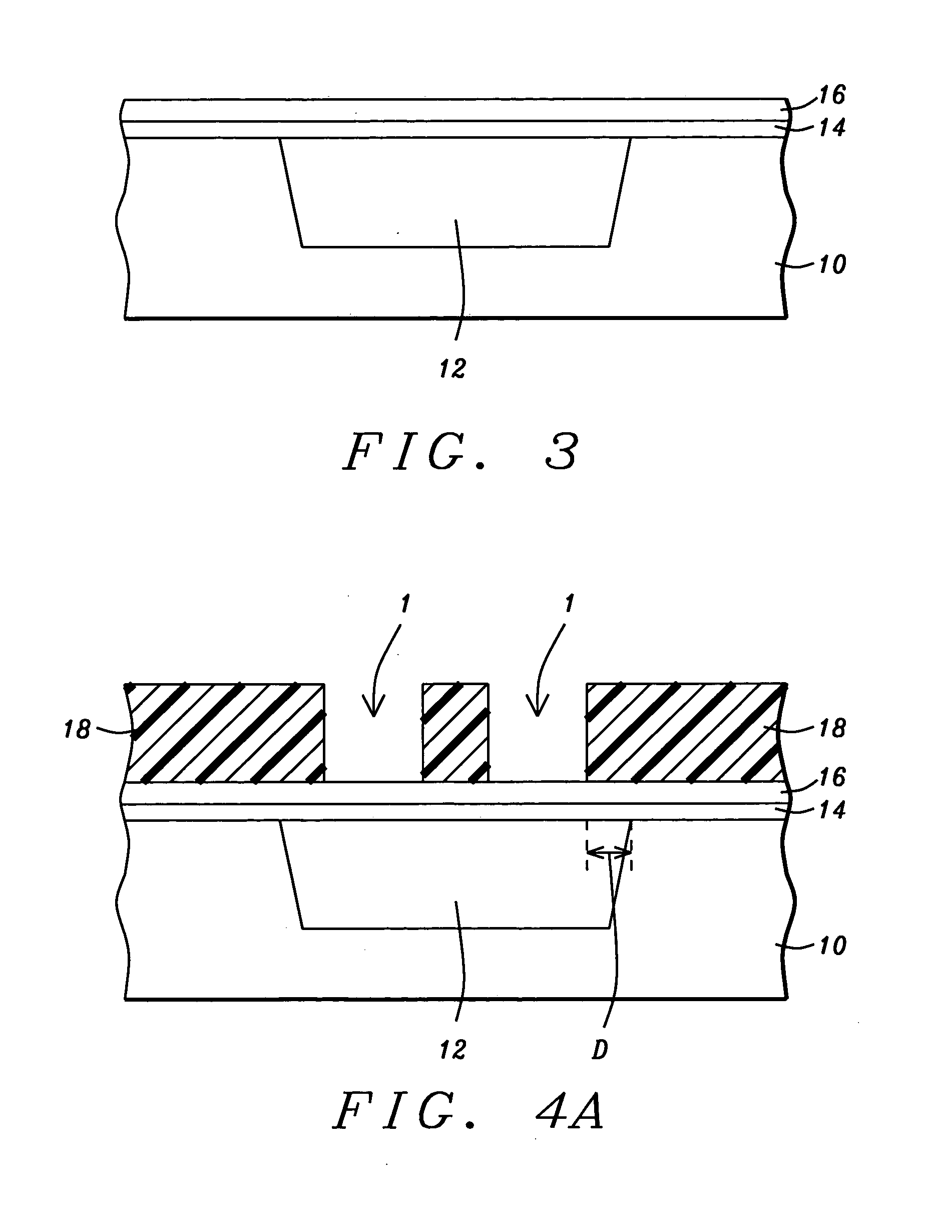 Novel random access memory (RAM) capacitor in shallow trench isolation with improved electrical isolation to overlying gate electrodes
