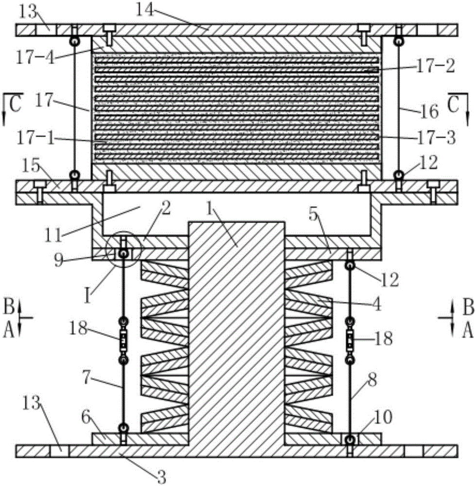 Three-dimensional shock isolation device capable of adjusting vertical early rigidity