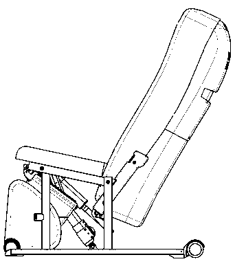 Shank and foot massaging device of massage chair