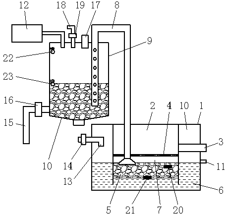 Kitchen waste treatment method and device