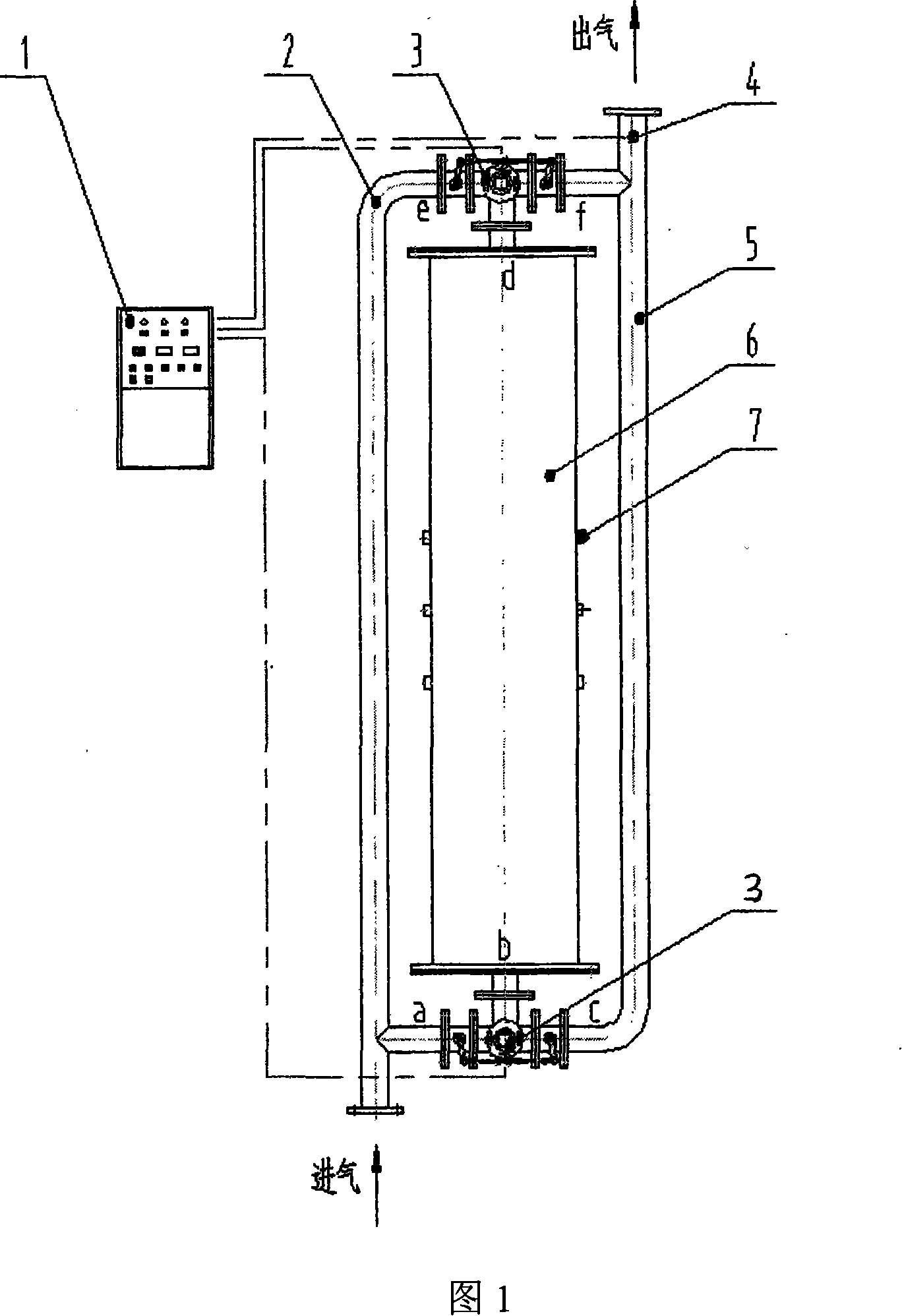 Method and apparatus for pyrolysis of biomass gas tar oil