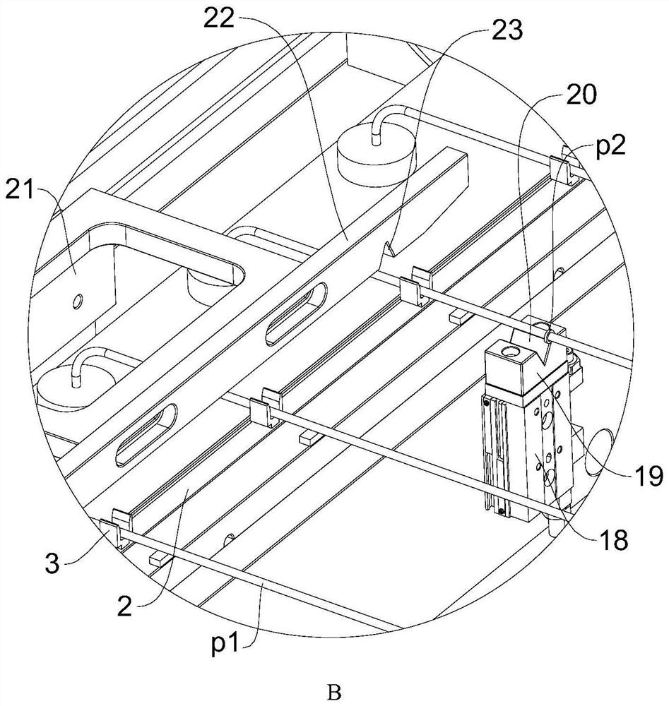 Machine for enabling brazing pipes to automatically penetrate through rings in automobile compressors