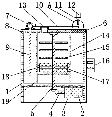 Automated feed delivery device used for concentrated breeding of livestock