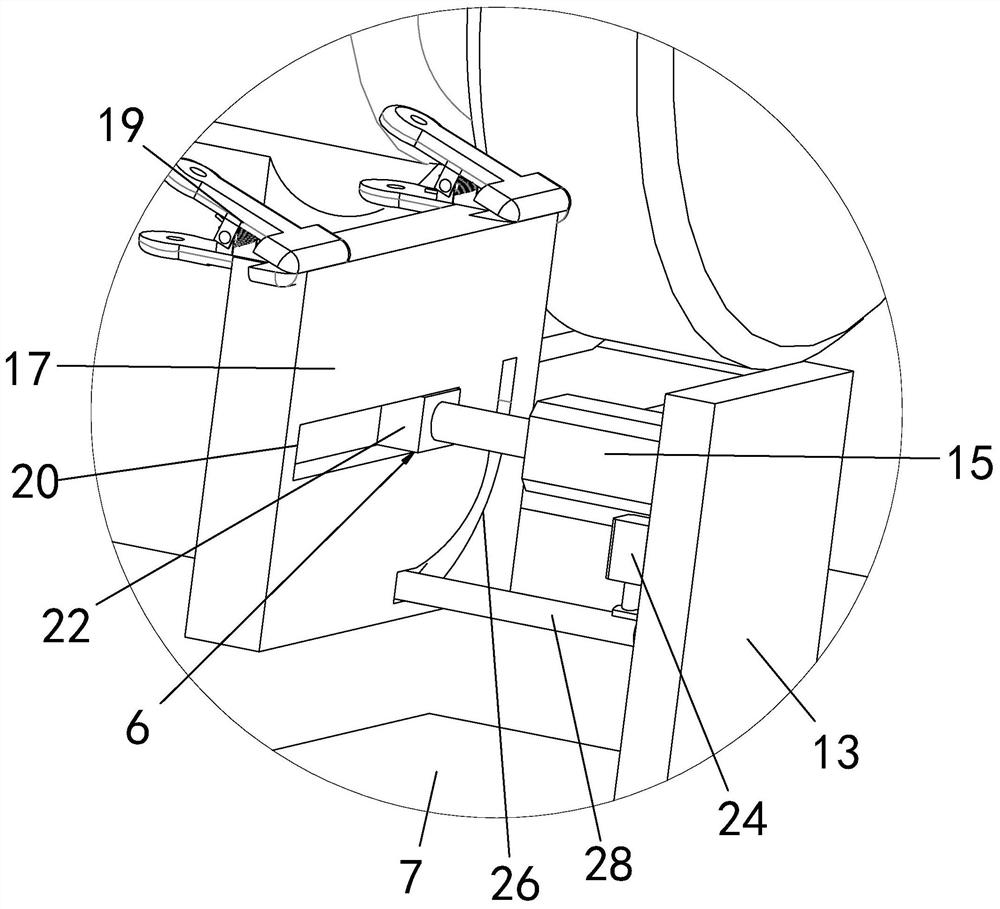 A double-head grinding machine with shock-absorbing function