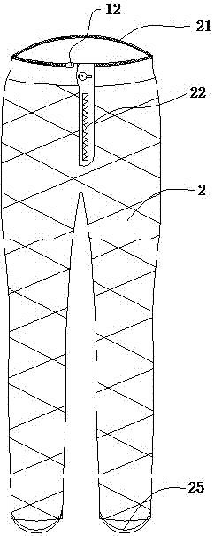 Temperature-regulating and heat-insulating dual-purpose trousers