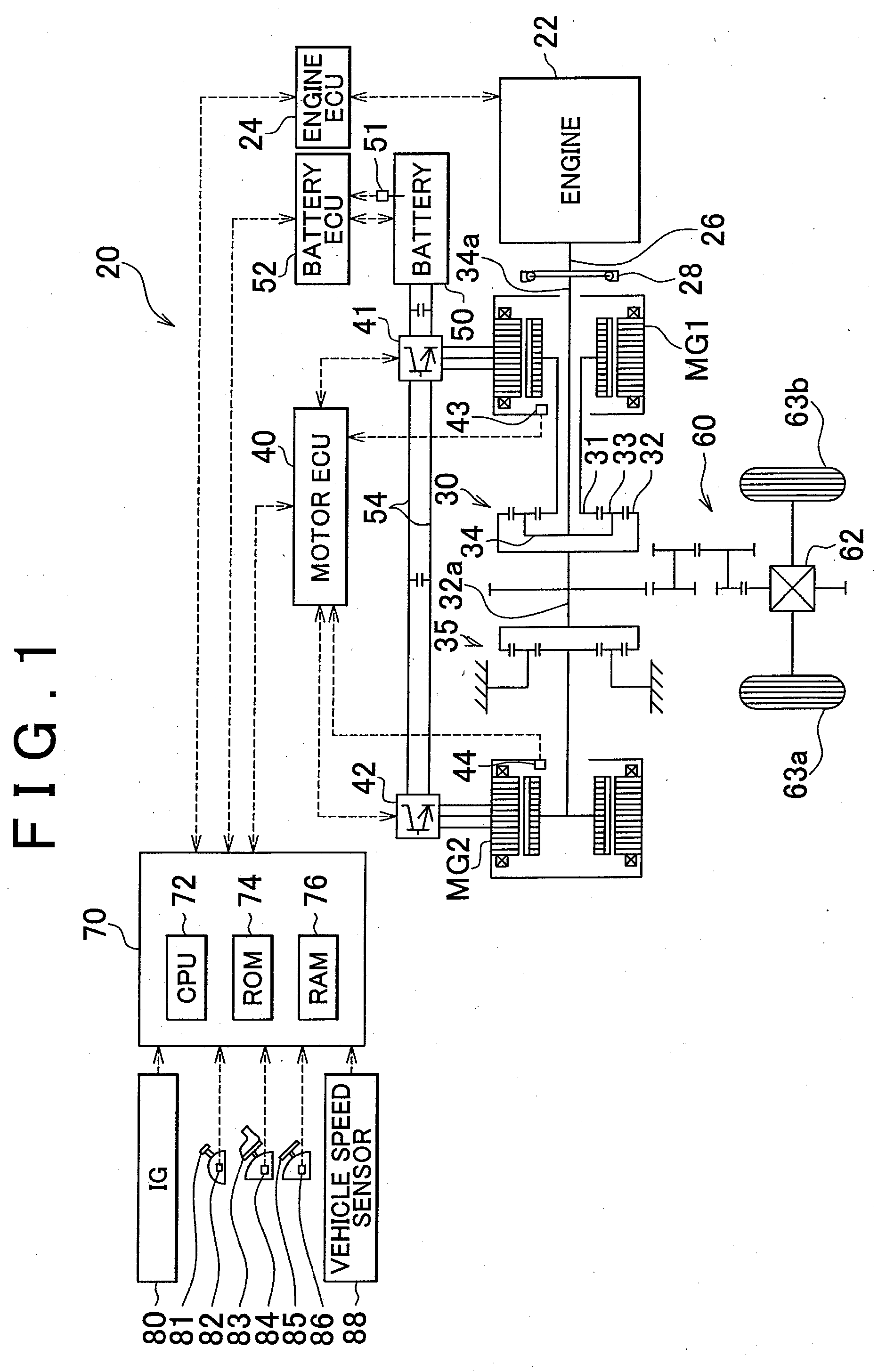 Misfire determination device and method for internal combustion engine, and vehicle including misfire determination device