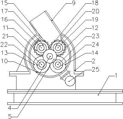 Quartz breaking device