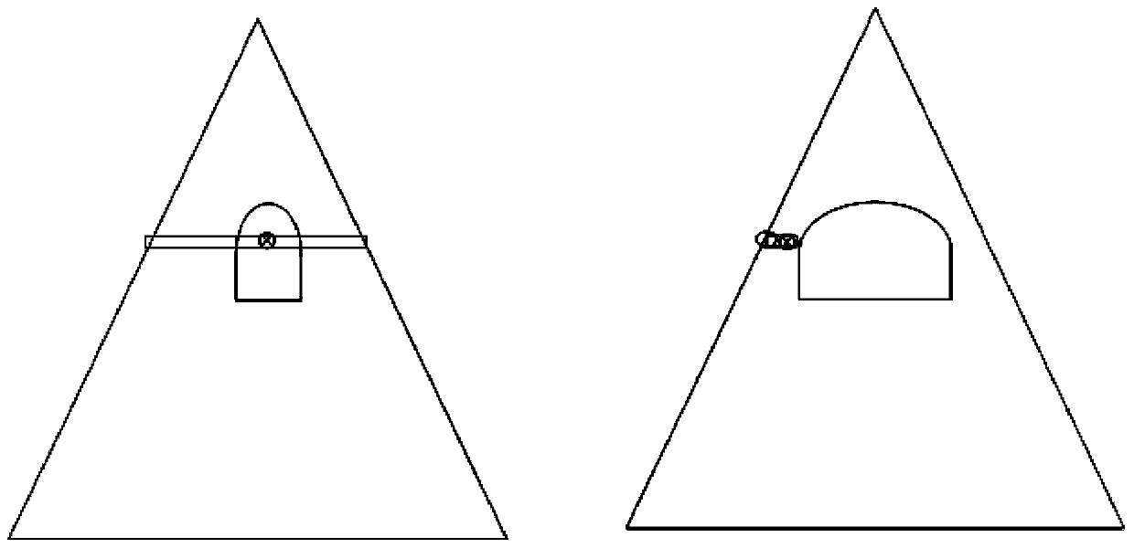 Method for constructing rainwater external collection and internal storage system for steep stony mountain