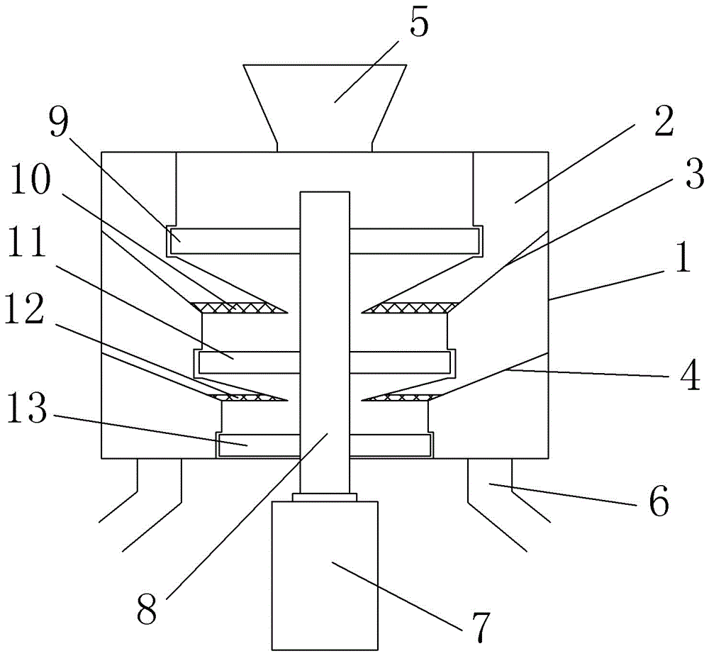 Working method of pressing-type soil block crusher with multilevel screening function