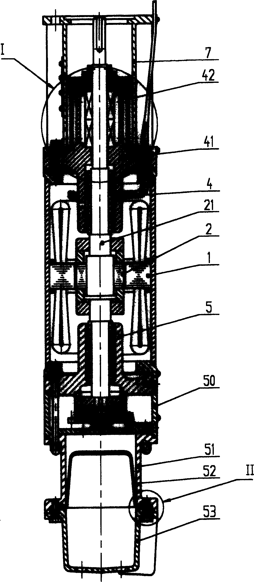 Submersible motor for hot water well