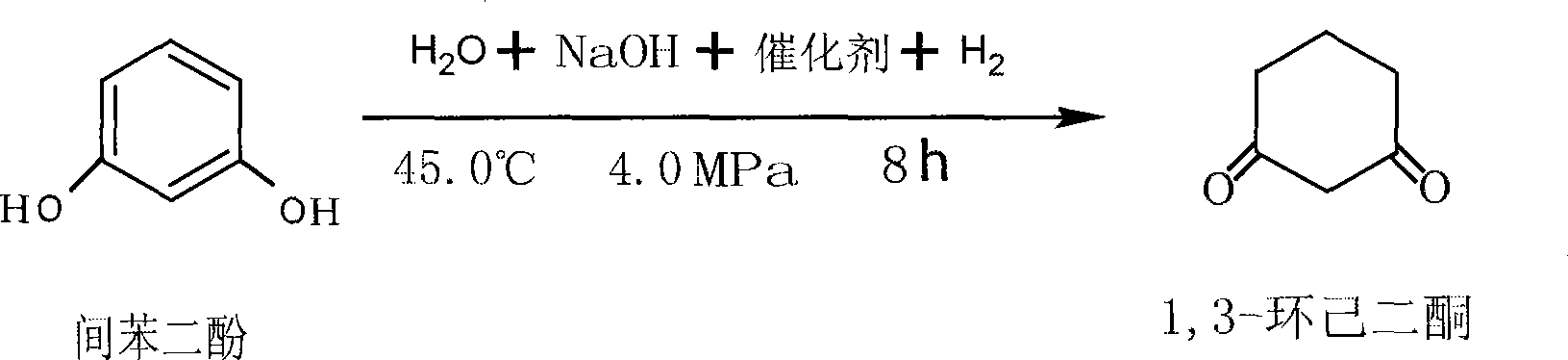 Industrial production method of 1,3-cyclohexanedione