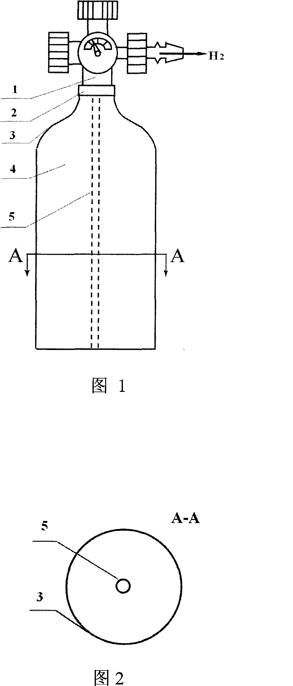 Metal hydride hydrogen-storing device and its preparation method
