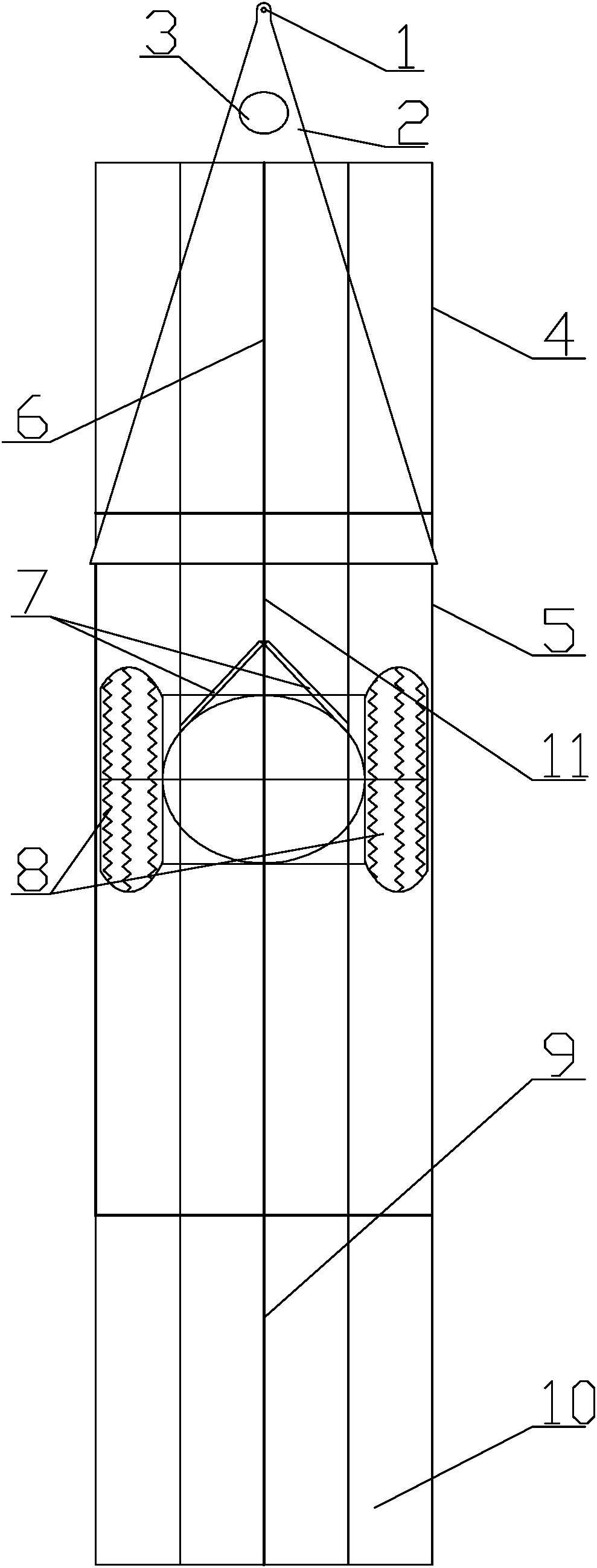 Telescoping semitrailer with independent steering function
