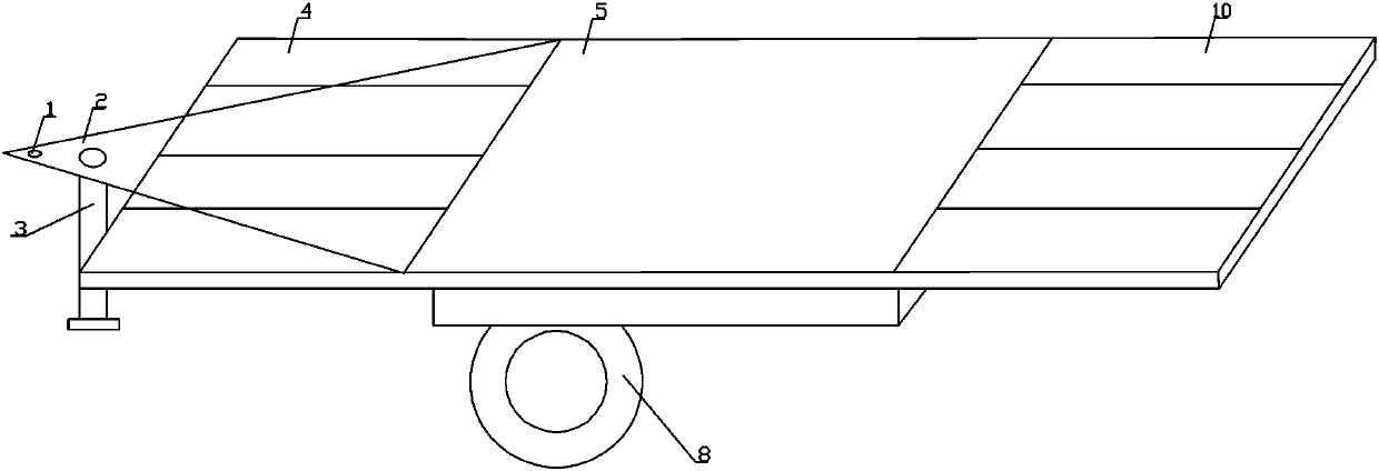 Telescoping semitrailer with independent steering function