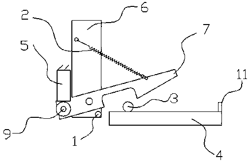 Equipment for preventing planting bag from being collided during lifting