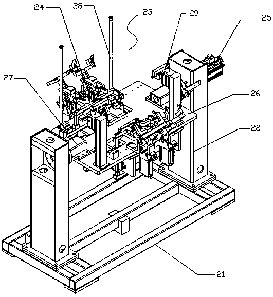 Automatic assembly system of disconnecting switch electric mechanism