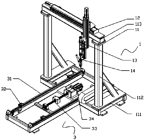 Automatic assembly system of disconnecting switch electric mechanism
