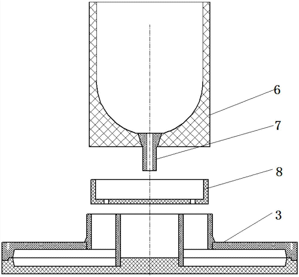 Centrifugal casting method for large depleted uranium flywheel