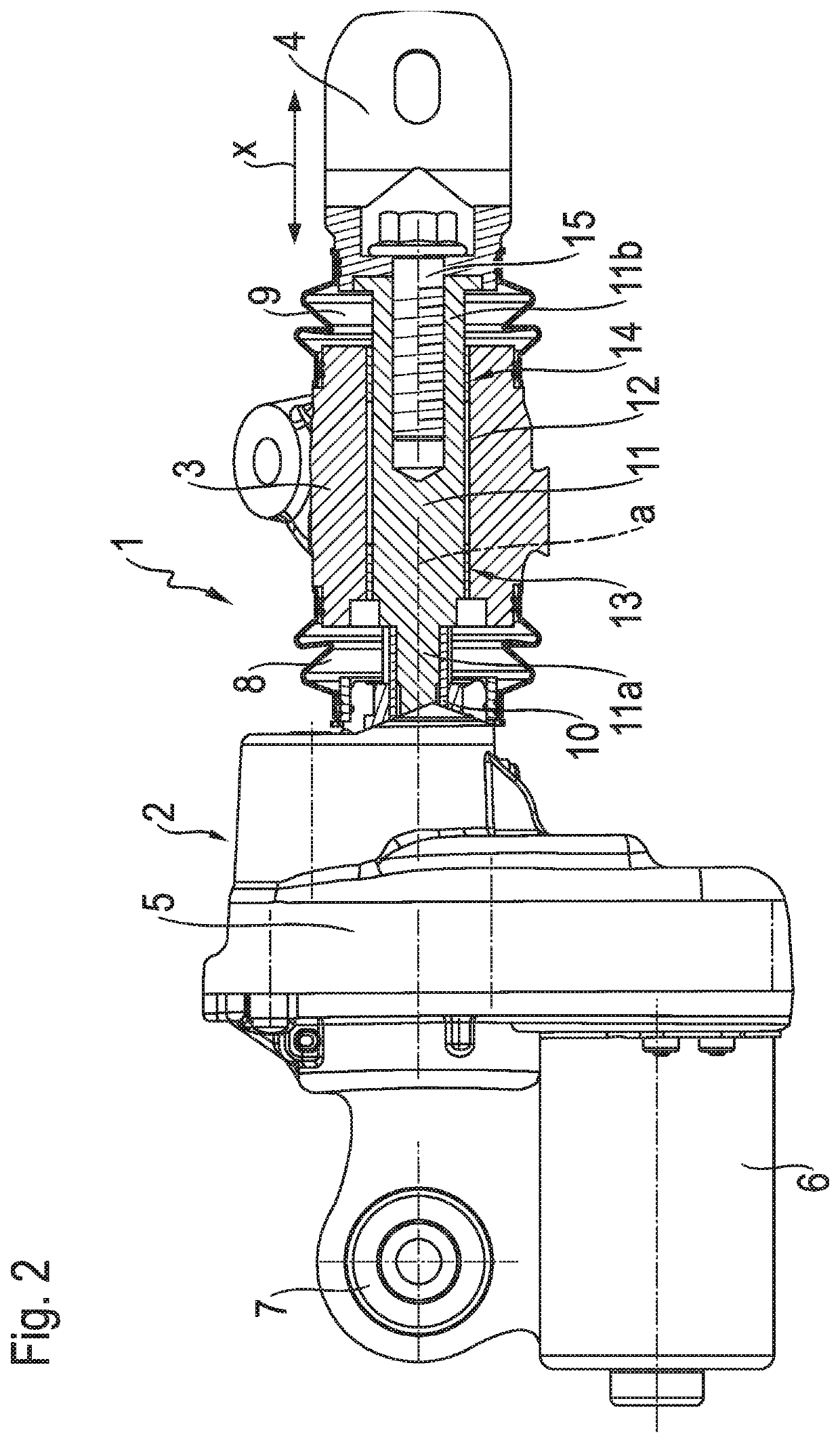 Adjusting device for a chassis of a motor vehicle and rear-axle steering system