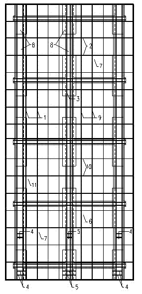 Manufacturing method of fabricated support-free prefabricated ribbed light superposed floor slab
