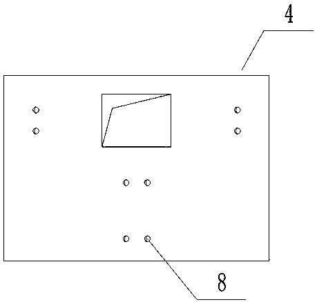 A plate-beam column shock (vibration) isolation connecting device